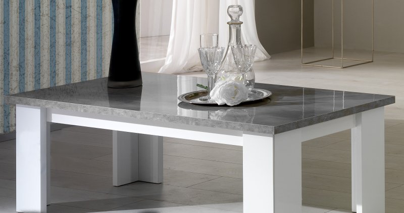 Ben Company Ben Company Stella White-Grey Coffee Table