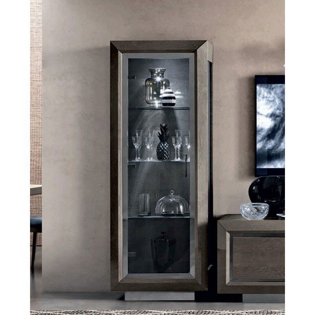 Camel Group Camel Group Elite Silver Birch 1 Door Vitrine