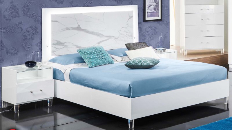 Ben Company Ben Company Cristal White Bed