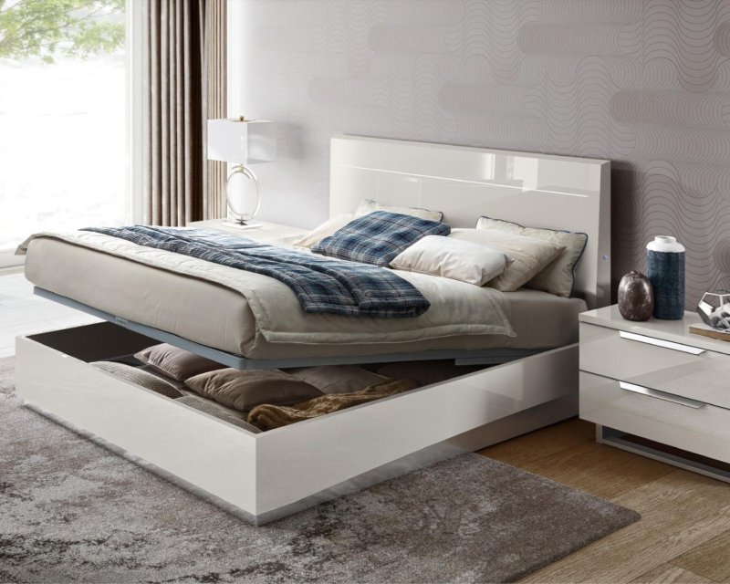 Camel Group Camel Group Kimera White Gloss Bed