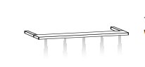 Wiemann German Furniture Cornice, With 8 Led Lights For Width 400cm -W400cm X H5cm X D23cm Sliding Wardrobe