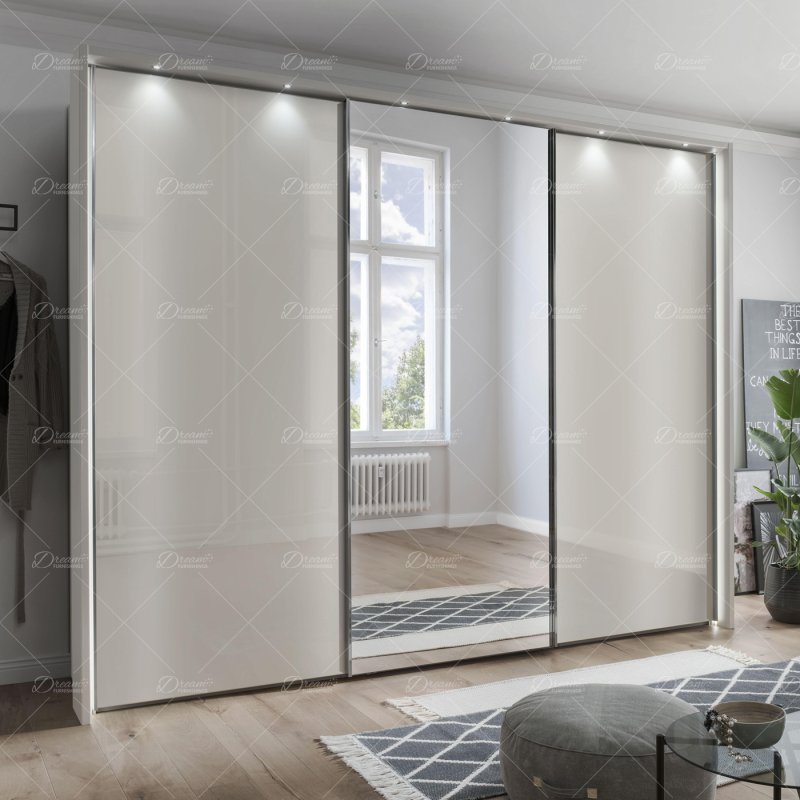 Wiemann German Furniture Wiemann Monaco 3000 sliding door wardrobe of width 250cm