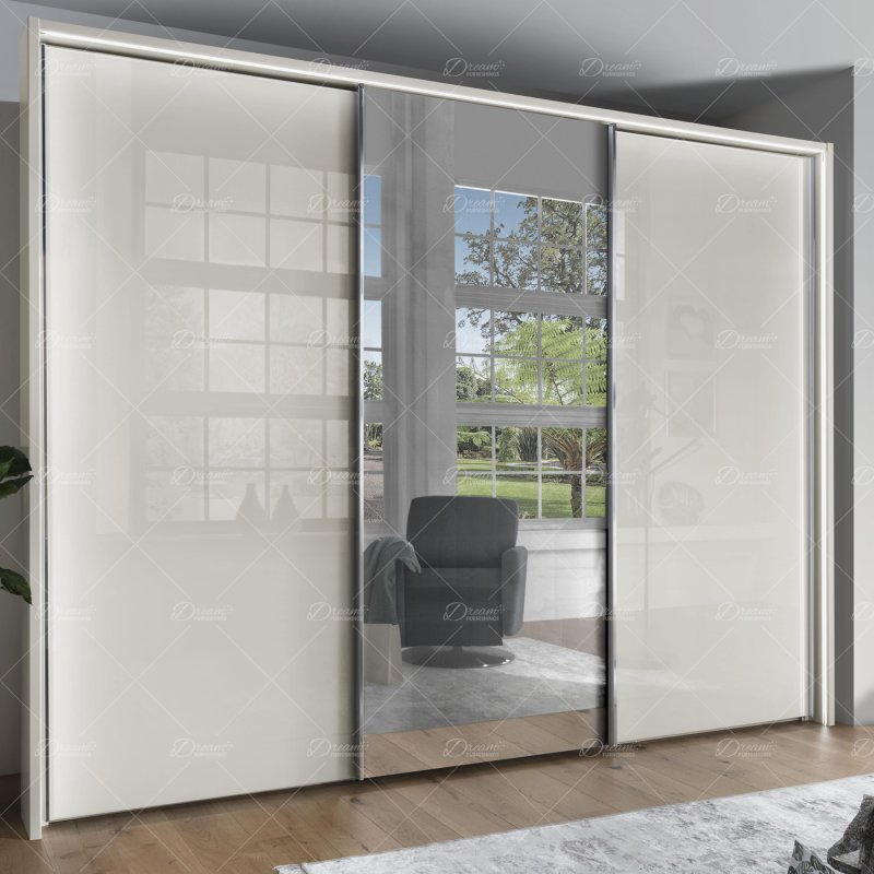 Wiemann German Furniture Wiemann Monaco 3000 sliding door wardrobe of width 280cm