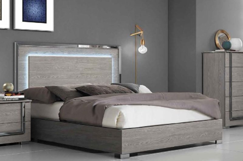 Tuttomobili Italy Tuttomobili Antonella Grey Oak Bed