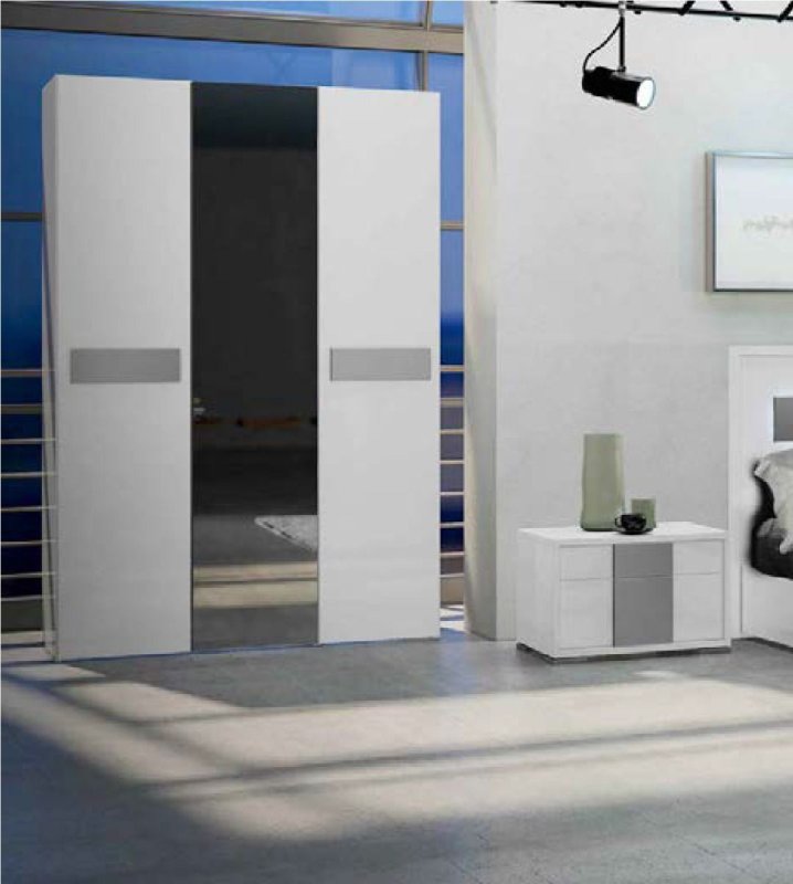 Tuttomobili Italy Tuttomobili Viola White Wardrobe