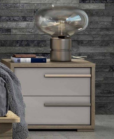 Tuttomobili Italy Tuttomobili Kiara 2 Drawers Night Stand