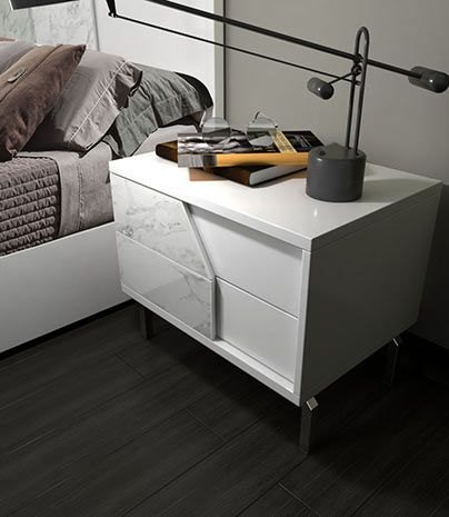 Tuttomobili Italy Tuttomobili Sofia 2 Drawers Night Stand