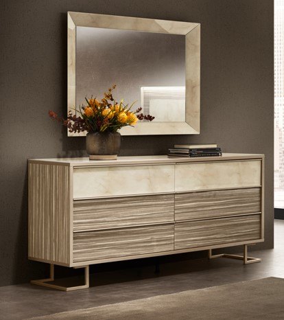 Arredoclassic Arredoclassic Adora Luce Light 6 Drawers Dresser