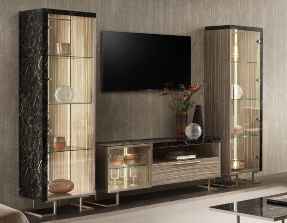 Arredoclassic Arredoclassic Adora Luce Dark TV Set Composition