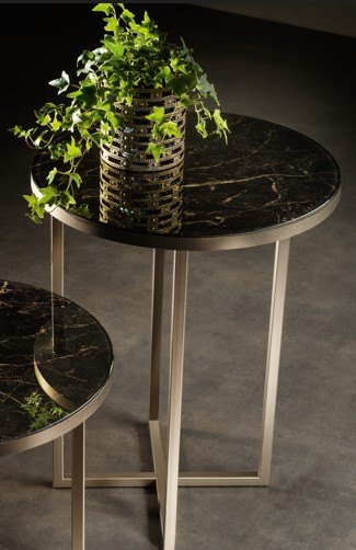 Arredoclassic Arredoclassic Adora Luce Dark Lamp Table H65cm