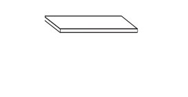 Wiemann German Furniture Light Screen For Shelves For Compartment Width 80.1 CmW 80.1cm X H 3cm X D 1cm Pair