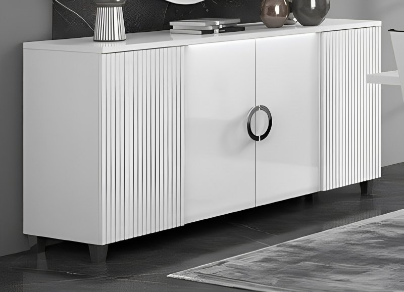 San Martino Italy San Martino Elite 4 Doors Sideboard With LED Lights