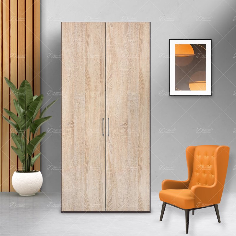 Wiemann German Furniture Wiemann Eastside hinged-door wardrobe of width 100cm with 2 doors without cornice