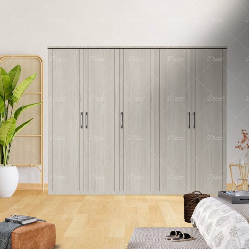 Wiemann German Furniture Wiemann Luxor 3 & 4 hinged-door wardrobe of width 250cm 5 doors with cornice