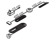 Wiemann German Furniture Lights kit for cornices maximum distance between outer spotlights _:(1Light) W 1cm x H 1cm x D 1cm