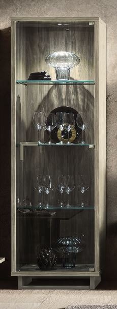Camel Group Camel Group Volare Nickel 1 Door Display Cabinet