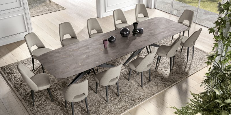 Status SRL Italy STATUS HEXAGON DINING TABLE FIXED TOP - Dream