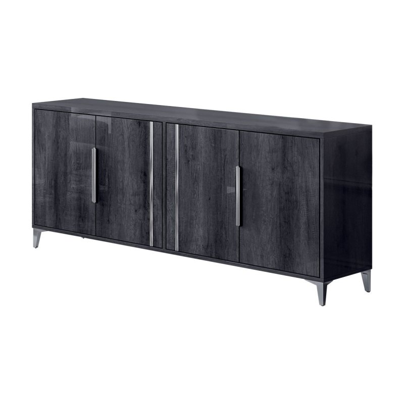 Ben Company Ben Company Luna Grey 4 Door Sideboard