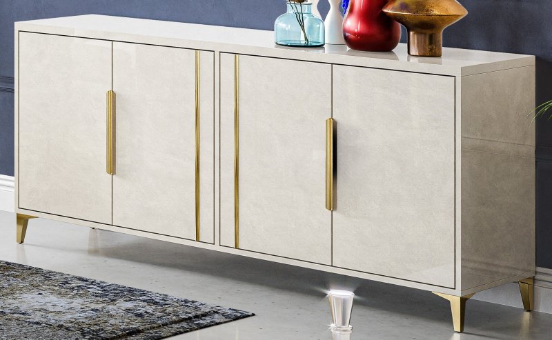 Ben Company Ben Company Luna Cream 4 Door Sideboard