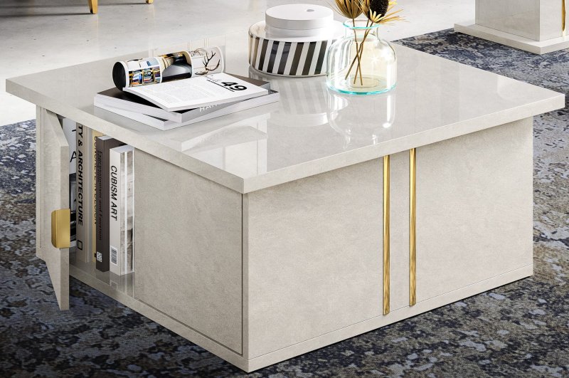 Ben Company Ben Company Luna Cream Coffee Table