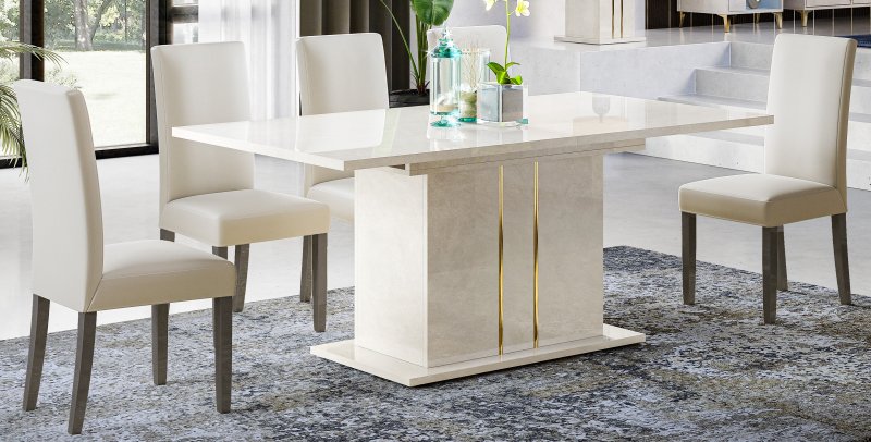 Ben Company Ben Company Cream Dining Table