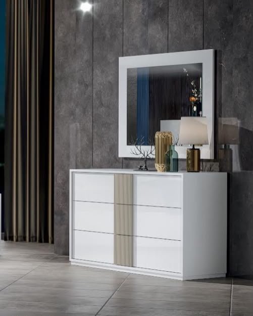 Accadueo H2O H20 Design Dafne 3 Drawer Chest In White