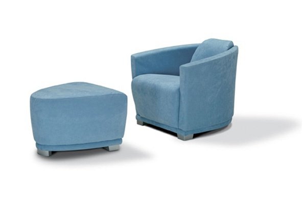 Calia Italia Calia Italia Jolly Armchair and Foot Stool