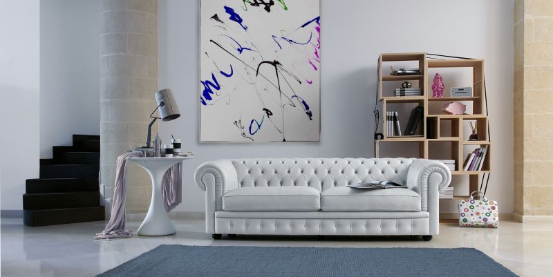 Calia Italia Calia Italia Sir William Leather Sofa