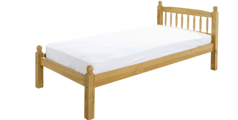 Crowther Pamela Solid Pine Bed Frame.