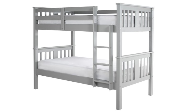 Crowther Navarro Pine Bunk Bed in Grey Finish