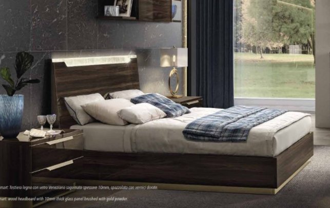 Camel Group Camel Group Smart Walnut Bed