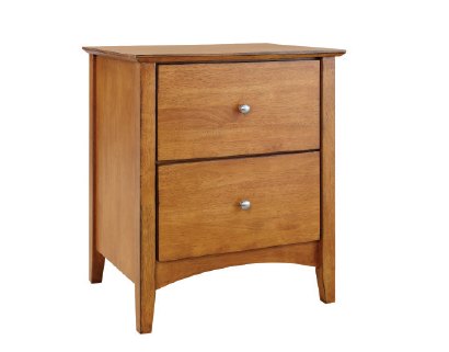 Crowther Buckingham Solid 2 Drawer Bedside