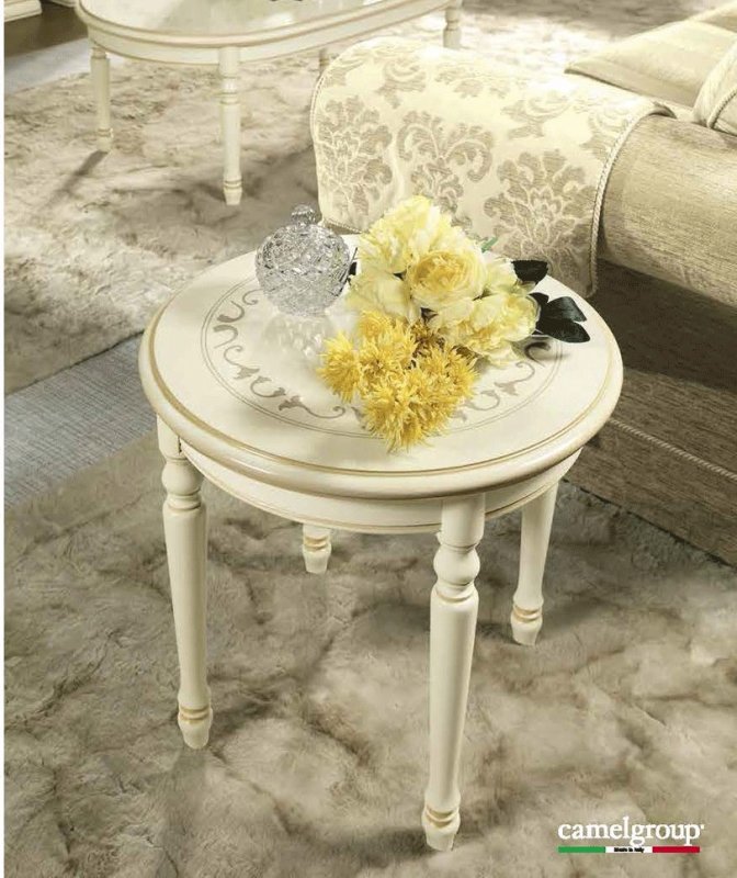 Camel Group Camel Group Siena Ivory Round Corner Table