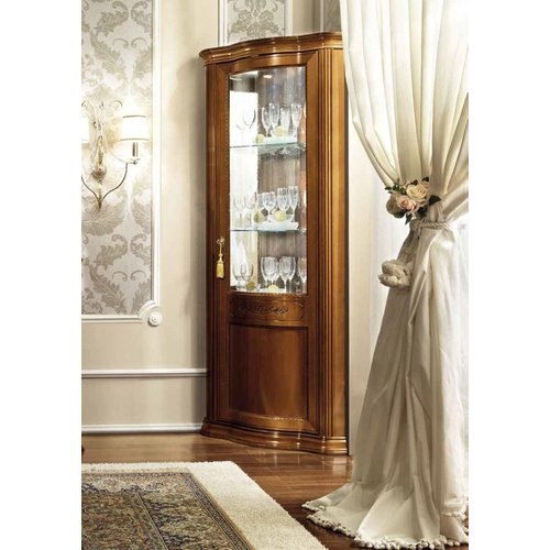 Camel Group Camel Group Torriani Walnut Door Corner Unit with Fabric back