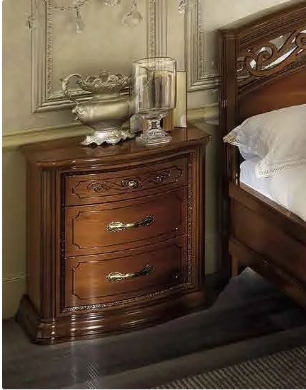 Camel Group Camel Group Torriani Walnut VIP Bedside Table