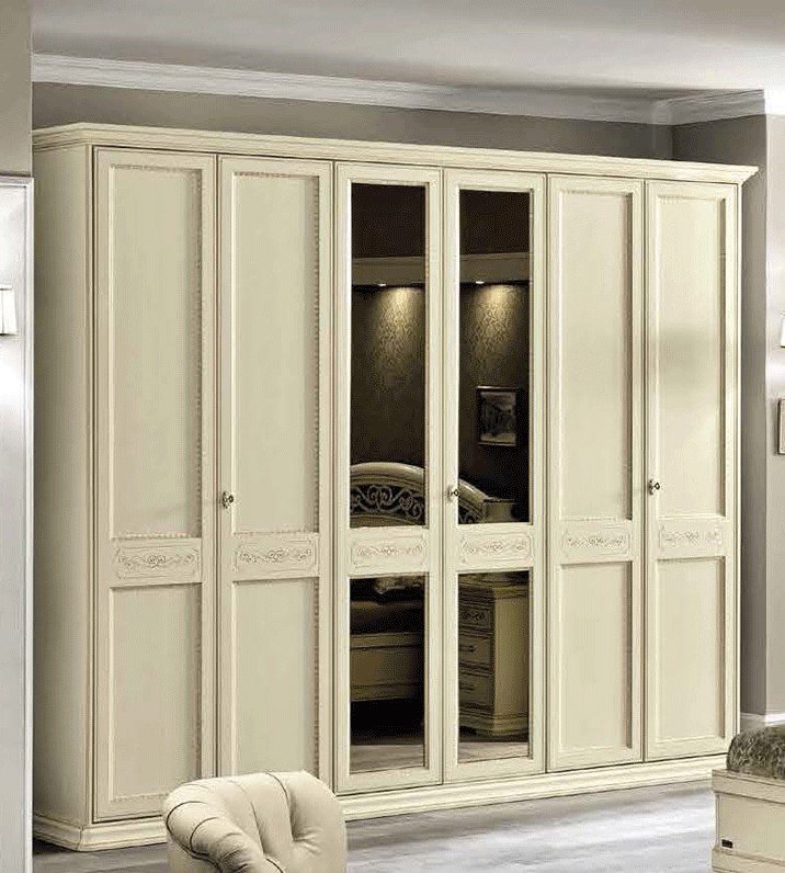 Camel Group Camel Group Torriani Ivory Wooden Wardrobe