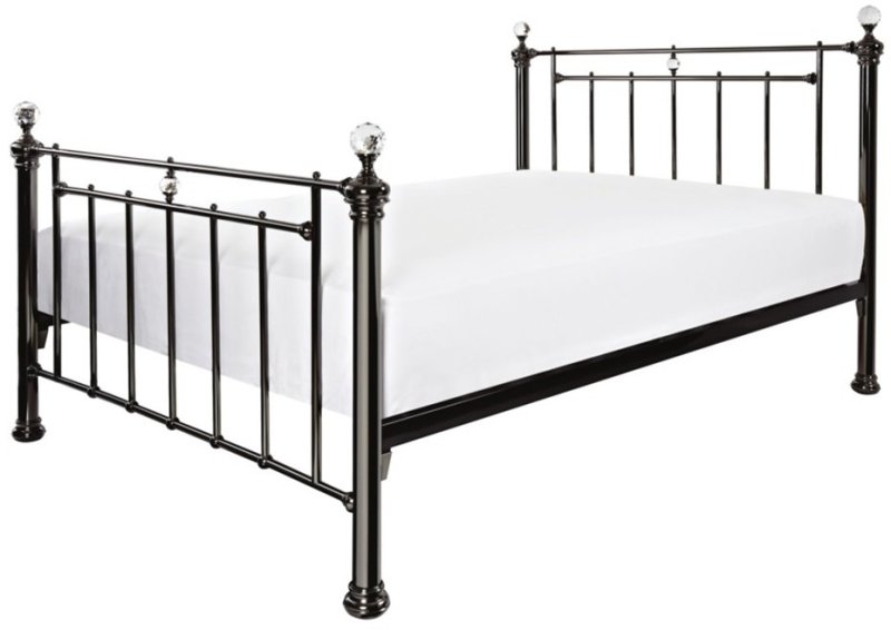 Crowther Stratford Black Nickel Bed Frame