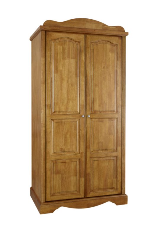 Crowther Buckingham Solid Oak 2 Door Wardrobe