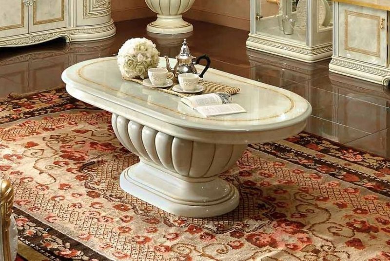 Camel Group Camel Leonardo Day Ivory High Italian Coffee Table