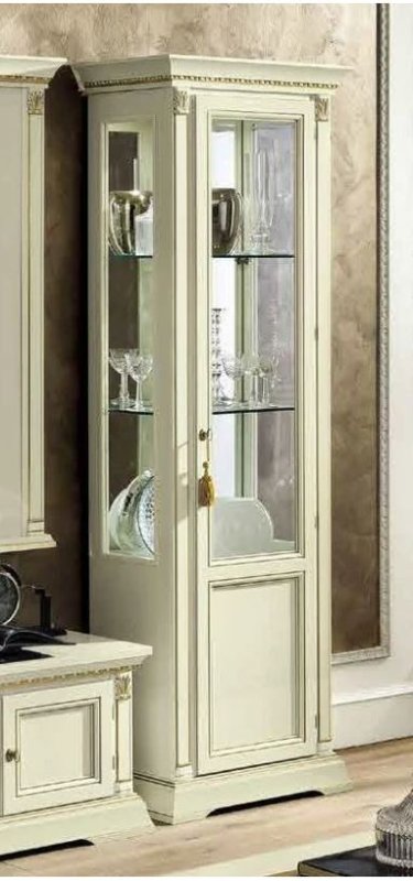 Camel Group Camel Group Treviso White Ash 1 Door Vitrine Right