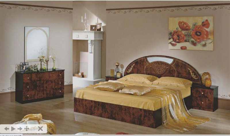 Dima Mobili Dima Mobili Rosa Walnut Bedroom