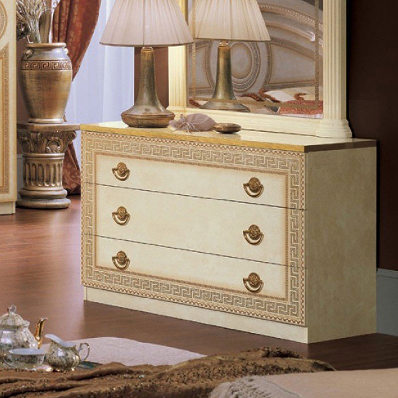 Camel Group Camel Group Aida Ivory and Gold Single Dresser