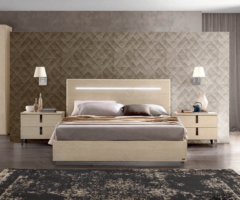 Camel Group Camel Group Ambra Sand Birch Finish Bed Frame