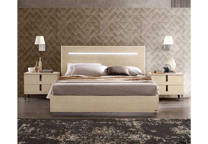 Camel Group Camel Ambra Letto Italian Luna Storage Bed