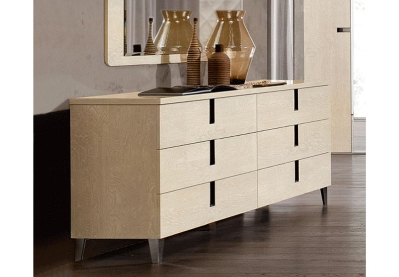 Camel Group Camel Group Ambra Sand Birch Finish Double Dresser