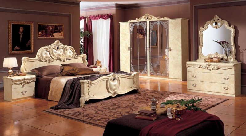 Camel Group Camel Group Barocco Ivory Bedroom Set