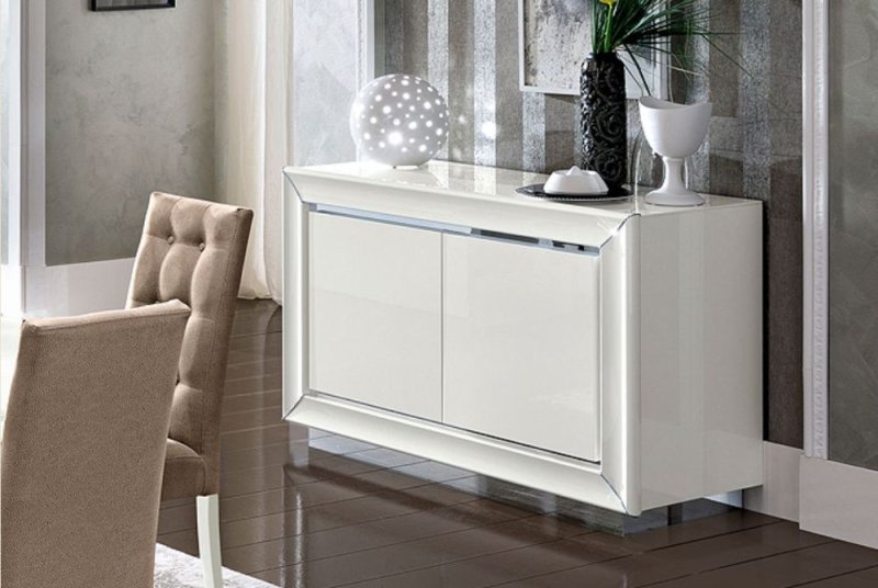 Camel Group Camel Group Dama Bianca White High Gloss 2 Door Buffet