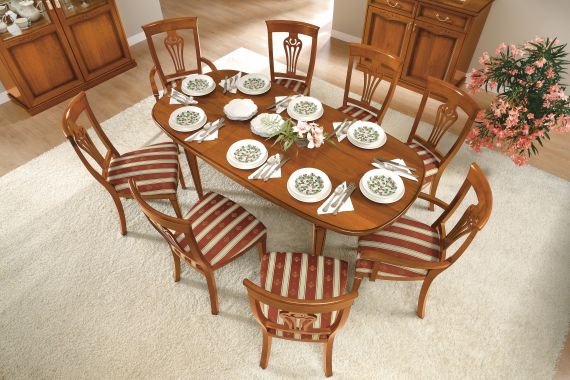 Camel Group Camel Group Nostalgia Walnut Oval Table With 2 Extensions