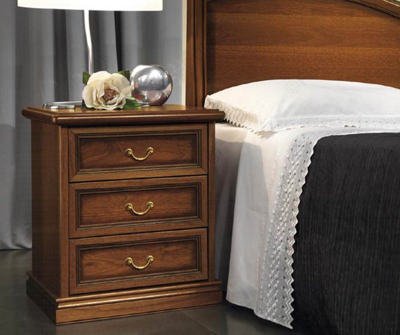 Camel Group Camel Group Nostalgia Walnut Bedside Table