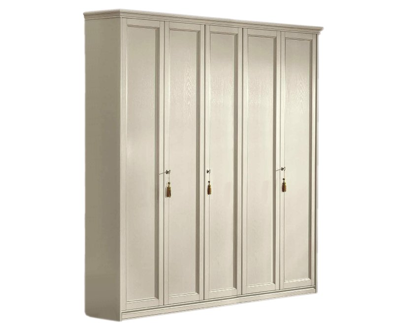 Camel Group Camel Group Nostalgia Bianco Antico 5 Door Wardrobe